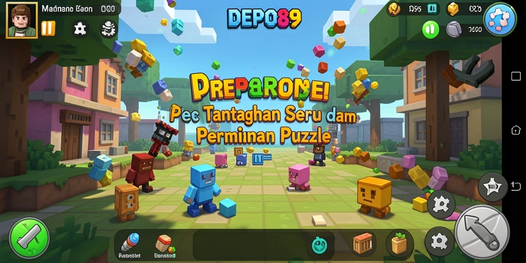 Tampilan gameplay seru dari DEPO89 yang penuh dengan teka-teki.