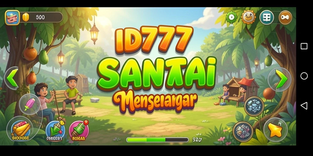 Tampilan gameplay menarik dari ID777 yang penuh warna dan menghibur.