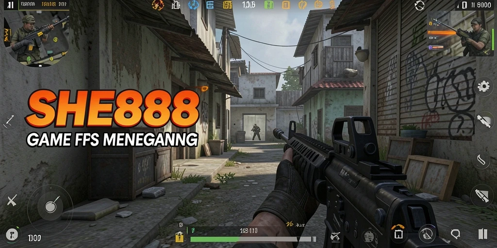 Tampilan aksi mendebarkan dalam gameplay <strong>SHE888</strong> yang penuh strategi.